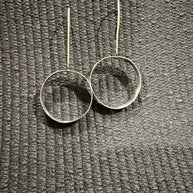 Sterling Silver Hoops | Minimalist Silver Earrings