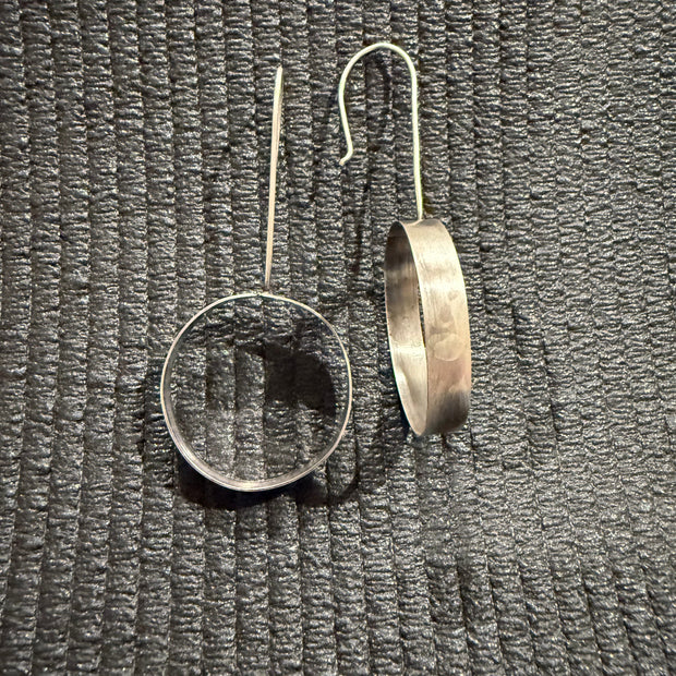 Sterling Silver Hoops | Minimalist Silver Earrings