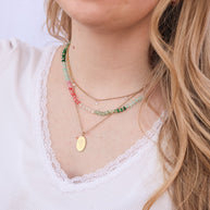 Watermelon Sugar Beaded Necklace