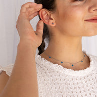Madison Necklace in Blue