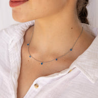 Madison Necklace in Blue