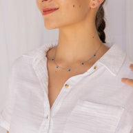Raindrop Stud in Blue