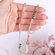 Watermelon Sugar Beaded Necklace