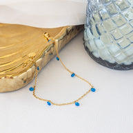 Madison Anklet in Blue