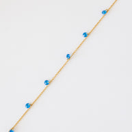 Madison Anklet in Blue