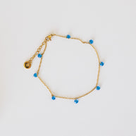 Madison Anklet in Blue