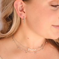 Cross Flat Back Stud