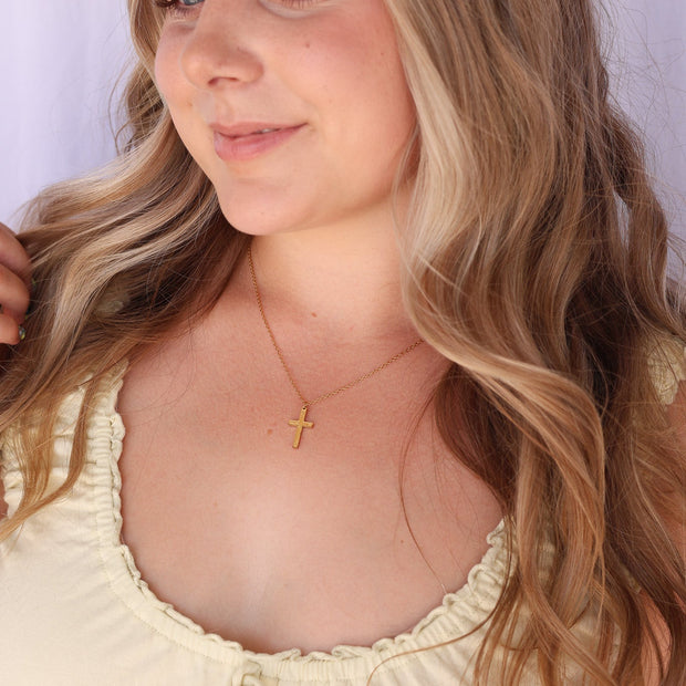 Ivy Cross Necklace