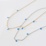 Madison Necklace in Blue