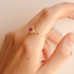 Calliope Ring in Pink Sapphire