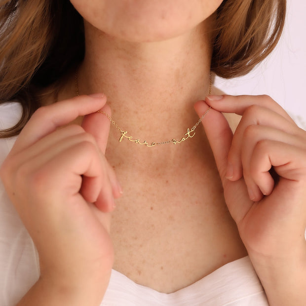Fear Not Necklace