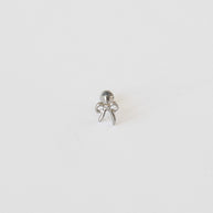 Bow Flat Back Stud