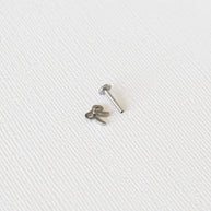 Bow Flat Back Stud