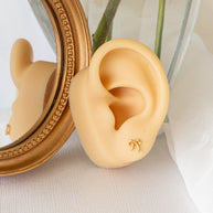 Bow Flat Back Stud
