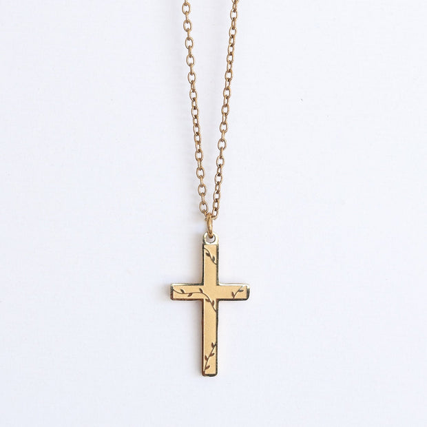 Ivy Cross Necklace