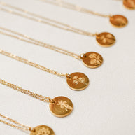 Birth Flower Necklace