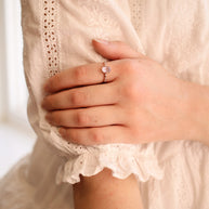 Rapunzel Ring in Lavender Quartz
