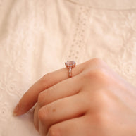 Rapunzel Ring in Lavender Quartz