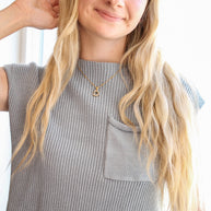 Pearl Initial Necklace