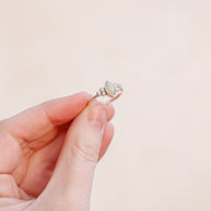 Serena Opal Ring in Silver