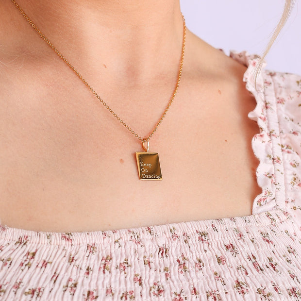 "Keep On Dancing" Necklace