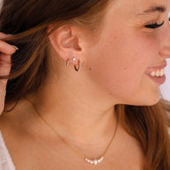 Pearl Micro Hoop