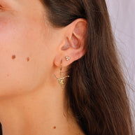 Pearl Trio Flat Back Stud
