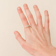 Serena Opal Ring in Silver