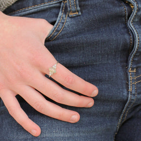 Serena Opal Ring in Silver