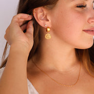 Sand Dollar Hoop