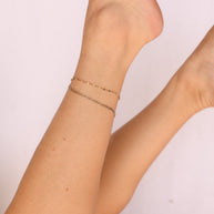 Lorelei Layered Anklet