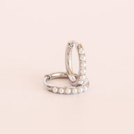 Pearl Micro Hoop