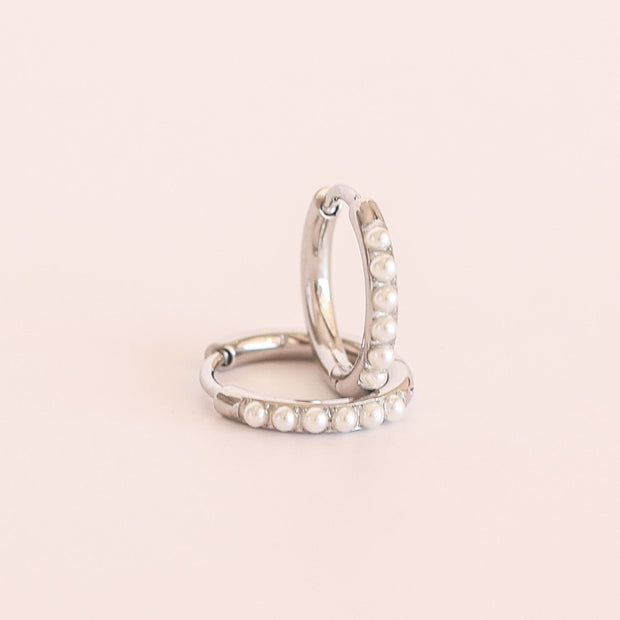 Pearl Micro Hoop