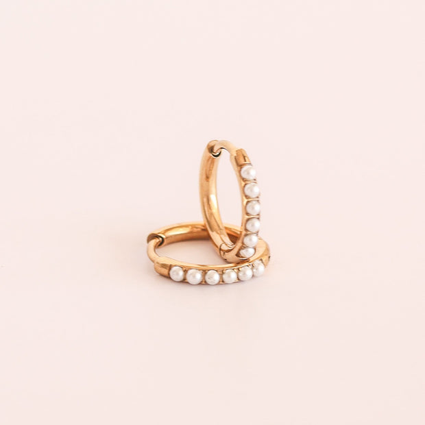Pearl Micro Hoop