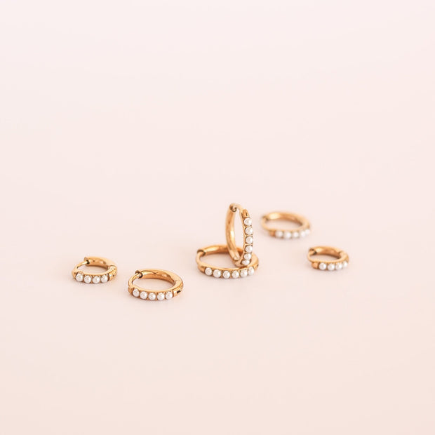 Pearl Micro Hoop