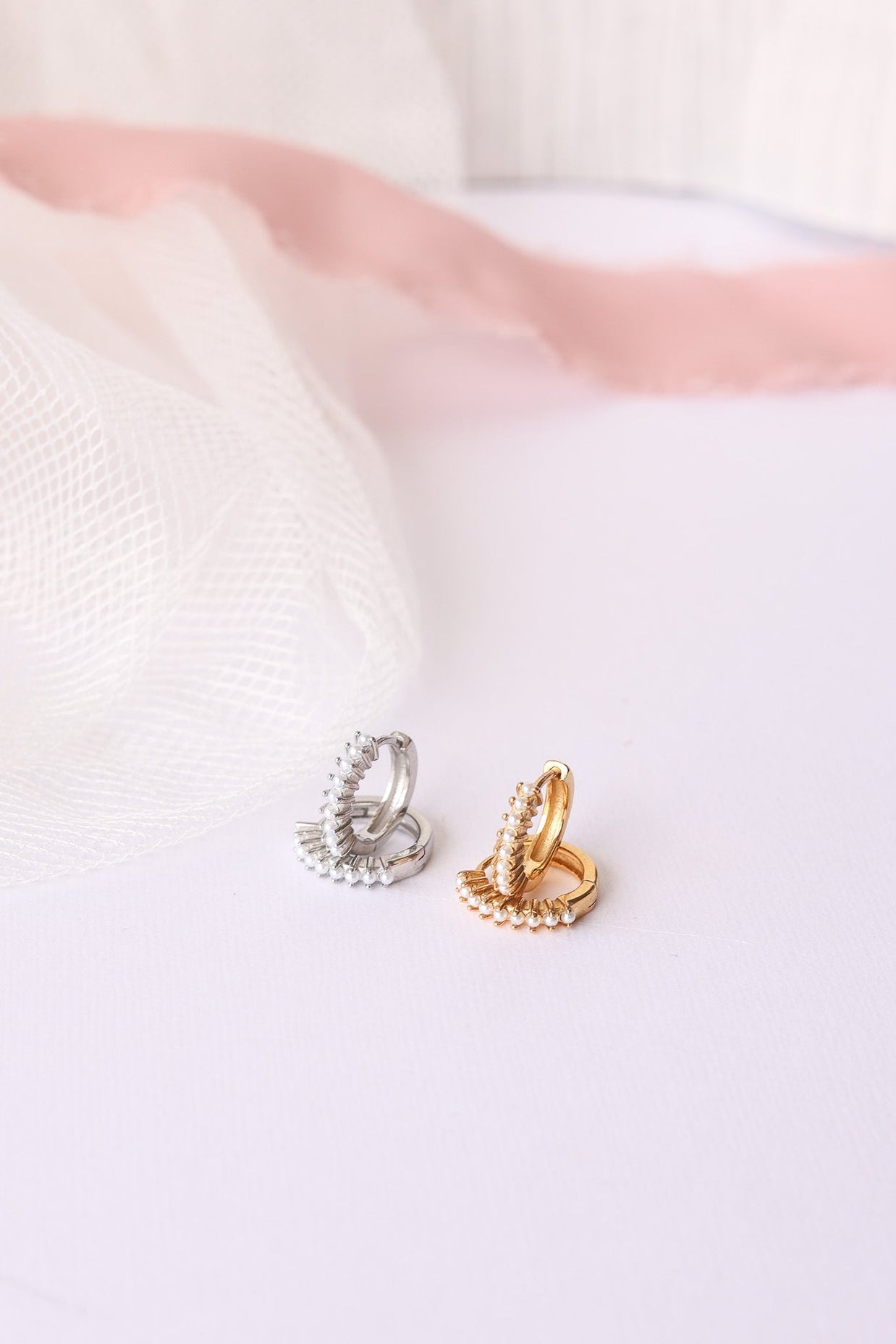 Pearl Mini Hoop