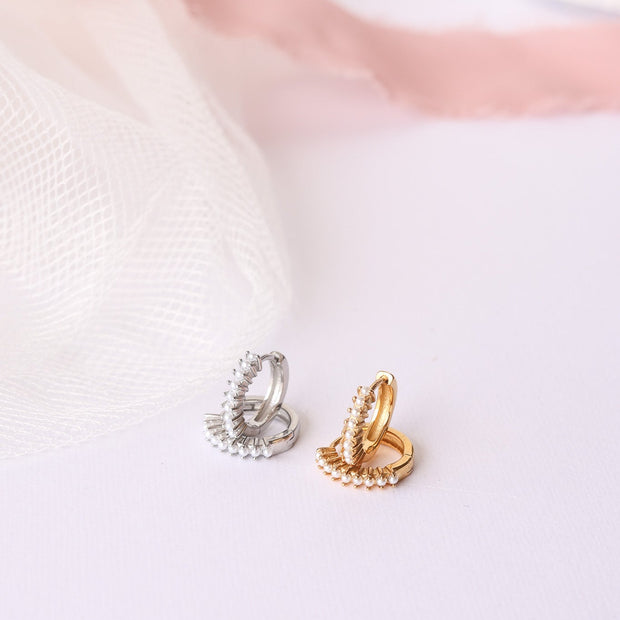Pearl Mini Hoop