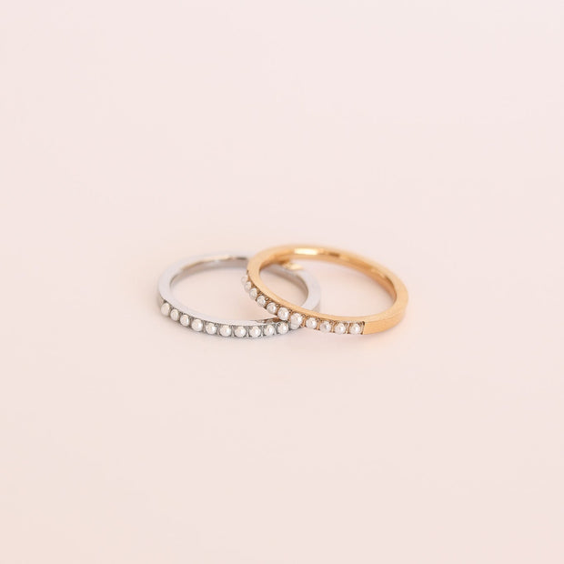 Pearl Stacker Ring