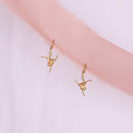 Tiny Dancer Huggie Hoop