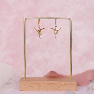 Tiny Dancer Huggie Hoop