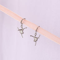 Tiny Dancer Huggie Hoop