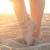 Sand Dollar Anklet