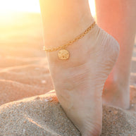 Sand Dollar Anklet