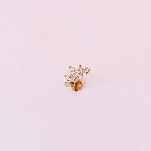 Tiara Flat Back Stud