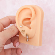 Pearl Trio Flat Back Stud