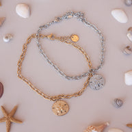 Sand Dollar Anklet