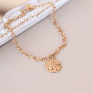 Sand Dollar Anklet