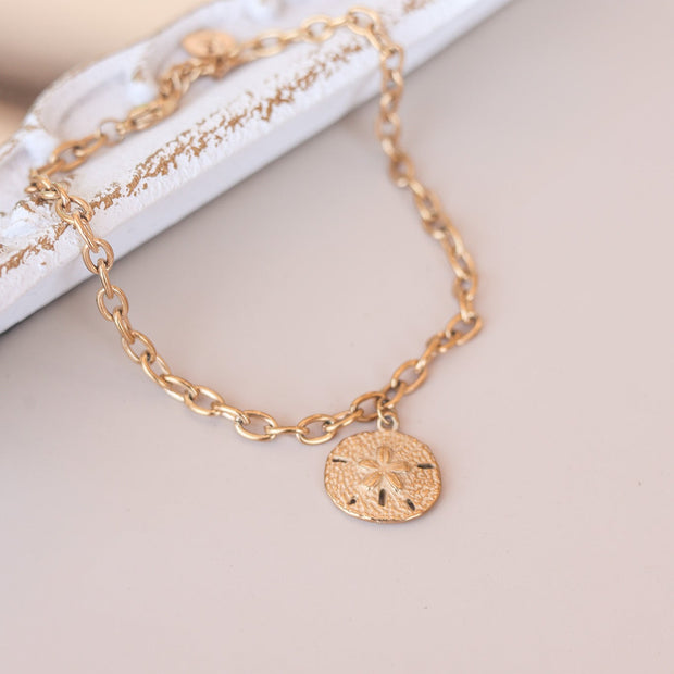 Sand Dollar Anklet