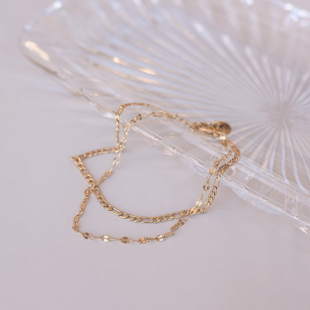 Lorelei Layered Anklet