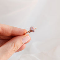 Rapunzel Ring in Lavender Quartz